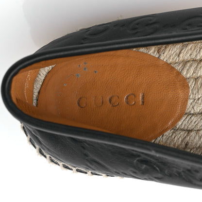 Gucci Microguccissima Signature Espadrilles  39.5 Black 8 of 10