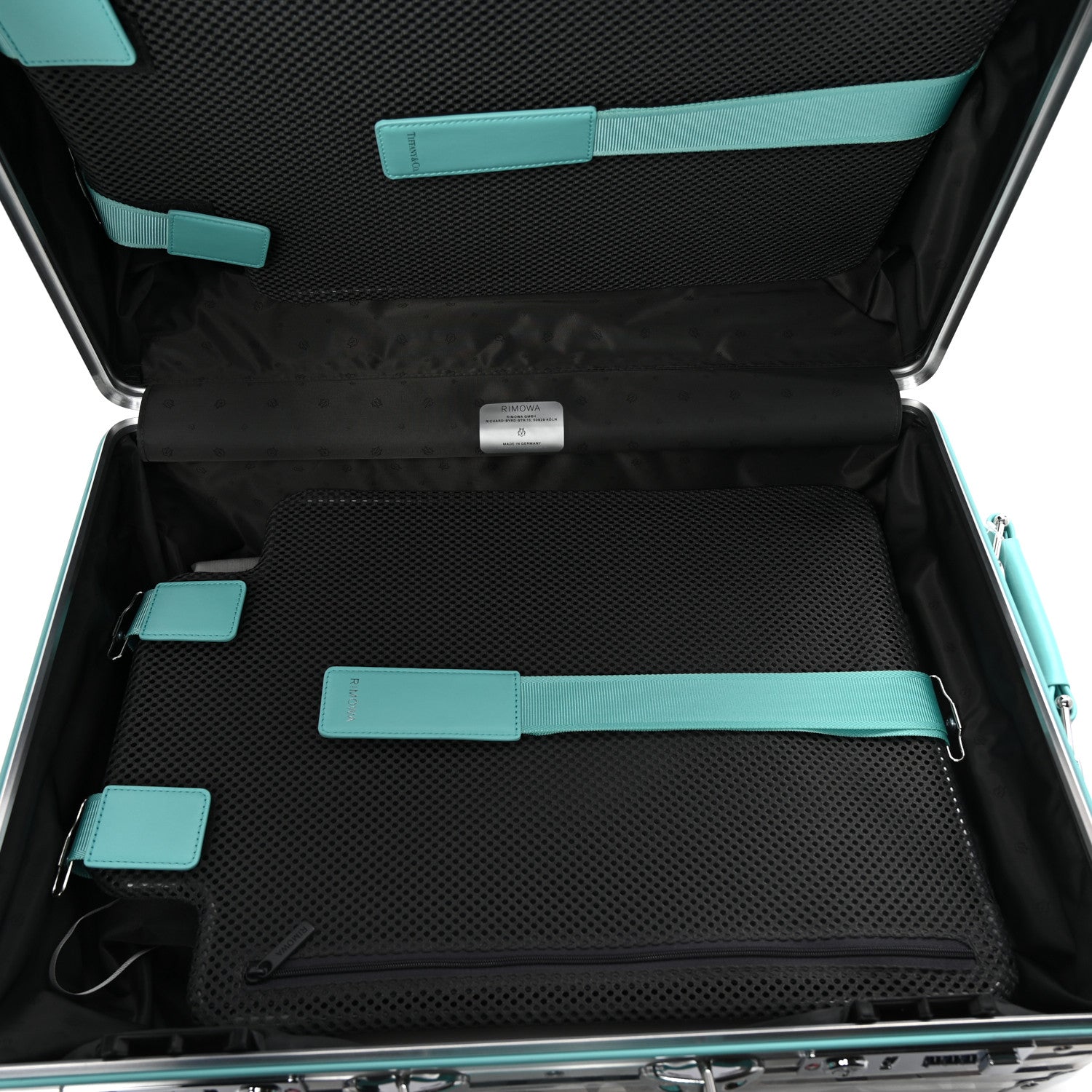 Rimowa X TIFFANY Aluminum Classic Cabin Luggage Silver 4 of 8