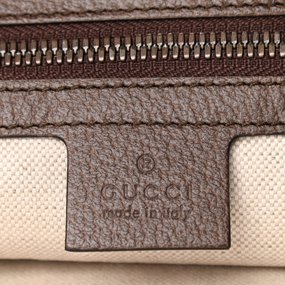Gucci GG Supreme Monogram Web Ophidia Half Moon Hobo Brown 6 of 11