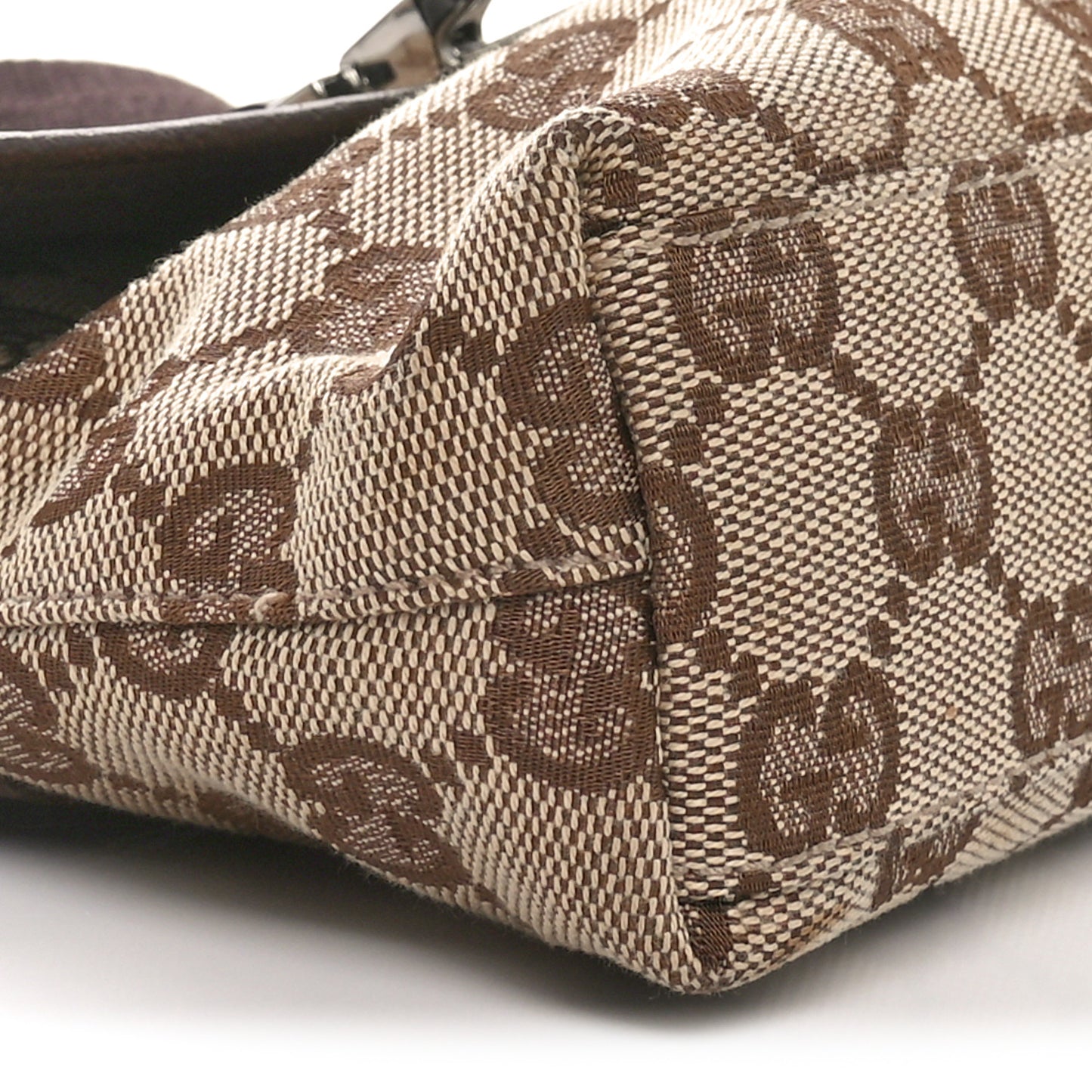 GG Monogram Flight Belt Bag Dark Brown