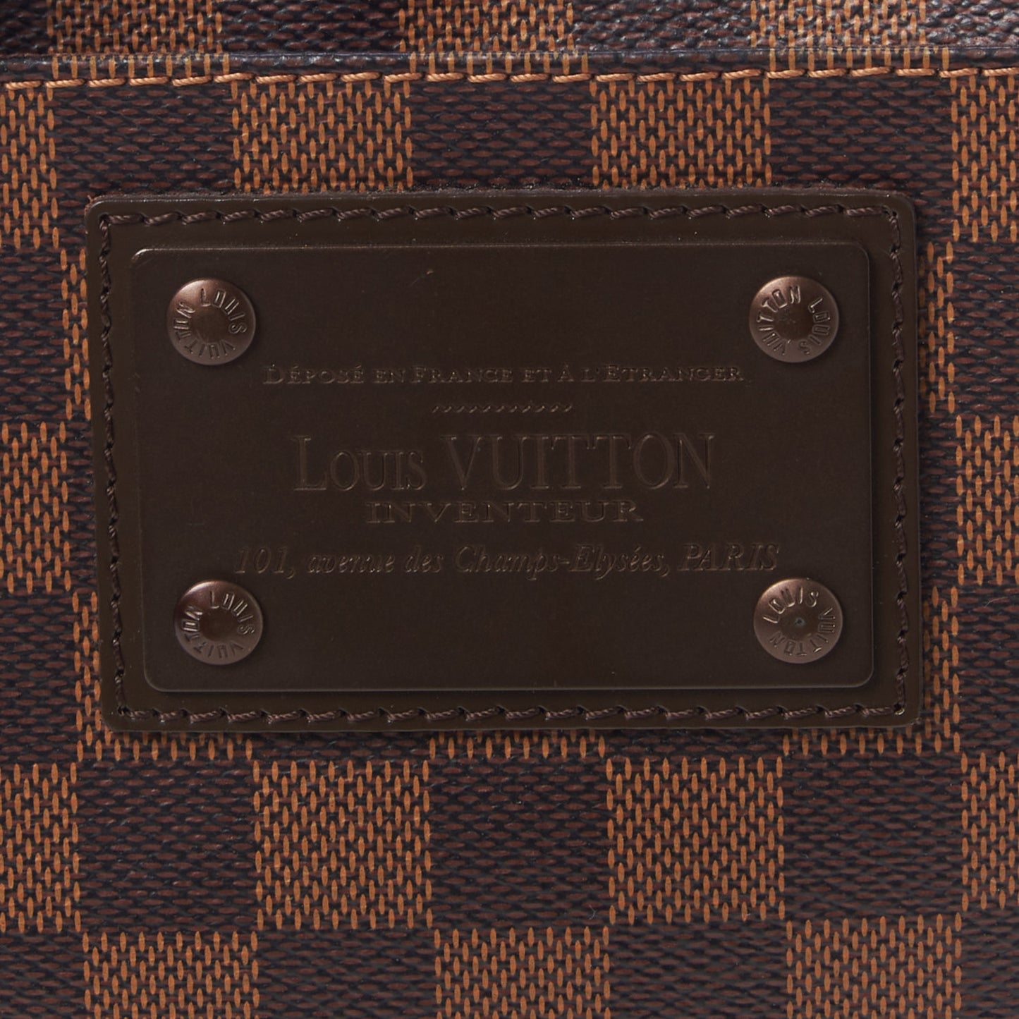 Damier Ebene Brooklyn Flat Pochette