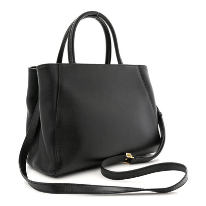 Fendi Vitello Elite Petite 2Jours Tote Black 3 of 12