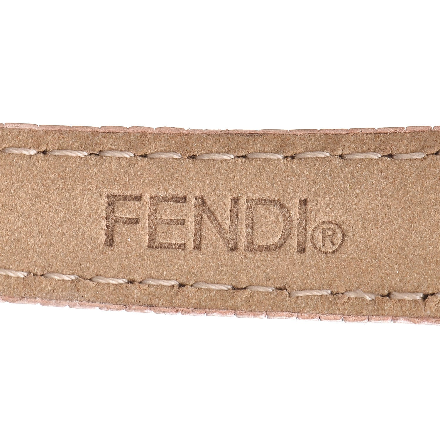 Fendi Stainless Steel Calfskin Diamond Pink Mother of Pearl 23mm Moda Quartz Watch 6 of 10