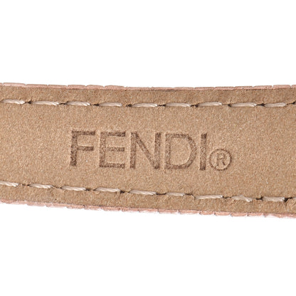 Fendi Stainless Steel Calfskin Diamond Pink Mother of Pearl 23mm Moda Quartz Watch 6 of 10