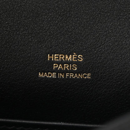 Hermes Swift Kelly Pochette Clutch Black 6 of 11
