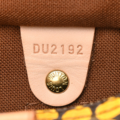 Louis Vuitton Monogram Kusama Town Speedy 30 Yellow 6 of 9