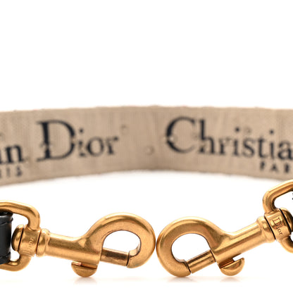 Christian Dior Oblique Studded Shoulder Strap Blue 4 of 6