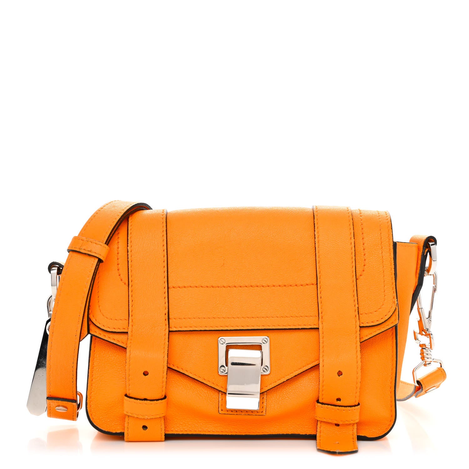 Proenza Schouler Lambskin PS1 Mini Crossbody Bag Marigold 1 of 12