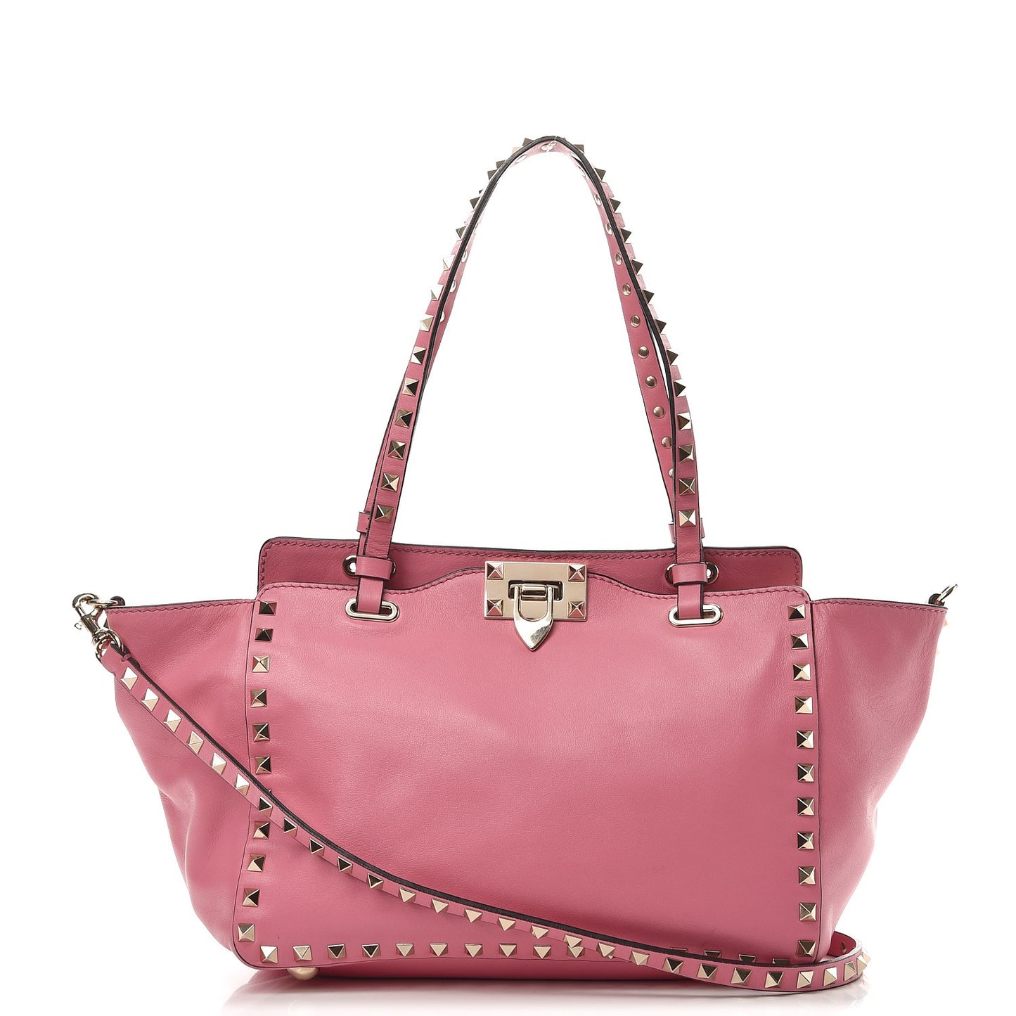 Vitello Small Rockstud Tote Ninphea