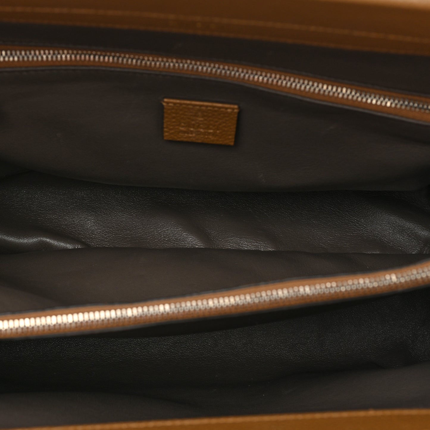 Grainy Calfskin Medium Zumi Top Handle Bag Friky Taupe