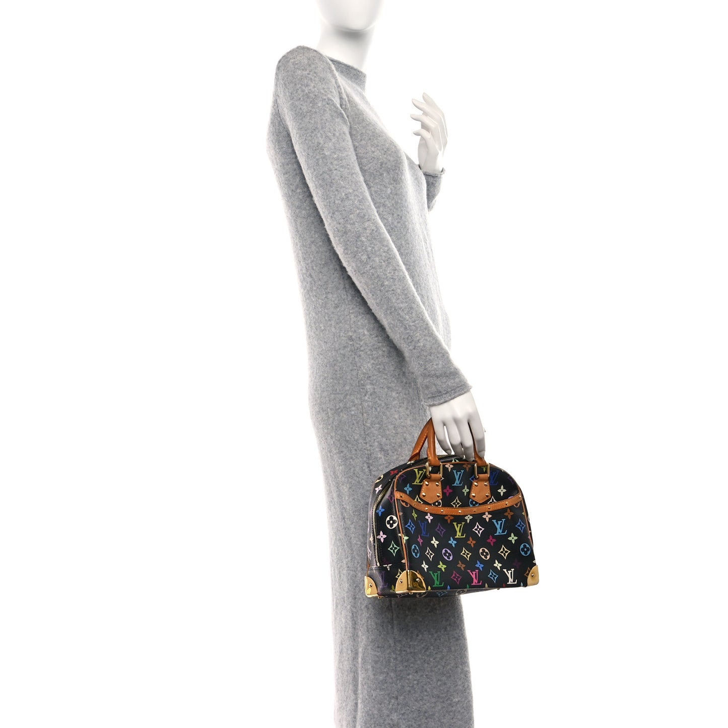 Monogram Multicolor Trouville Black
