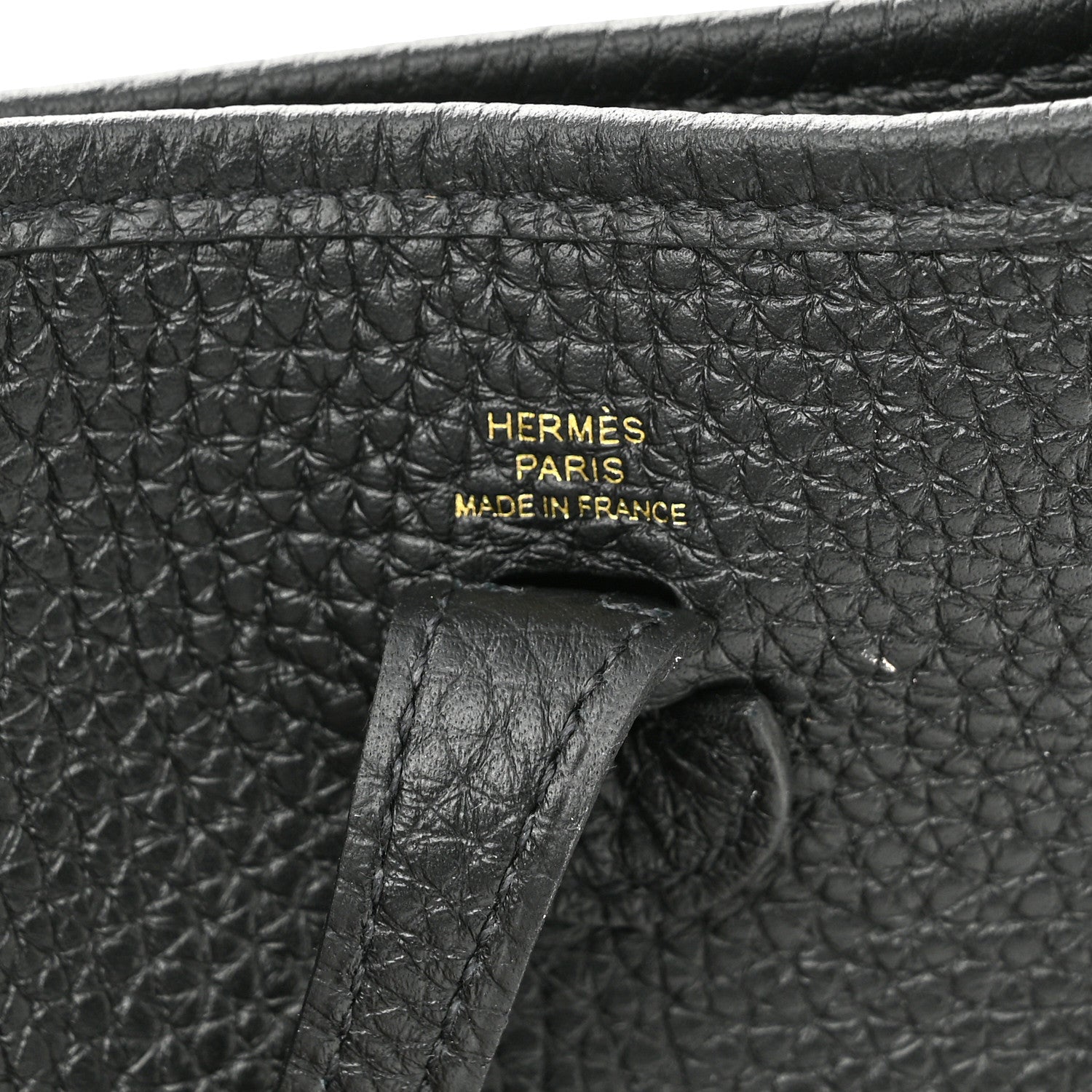 Hermes Taurillon Clemence Evelyne TPM Black 6 of 11