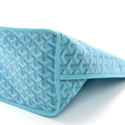Goyard Goyardine Embroidered Seahorse Reversible Anjou PM Turquoise 15 of 16
