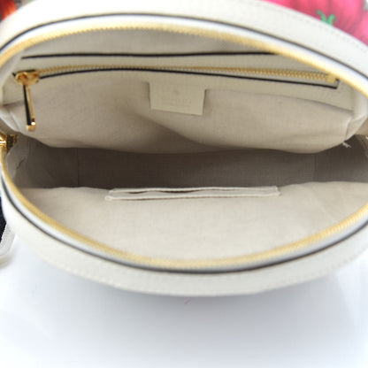 Gucci GG Supreme Monogram Flora Web Small Ophidia Day Backpack White 4 of 8