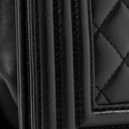 Chanel Lambskin Quilted New Medium Boy Flap Black 14 of 14