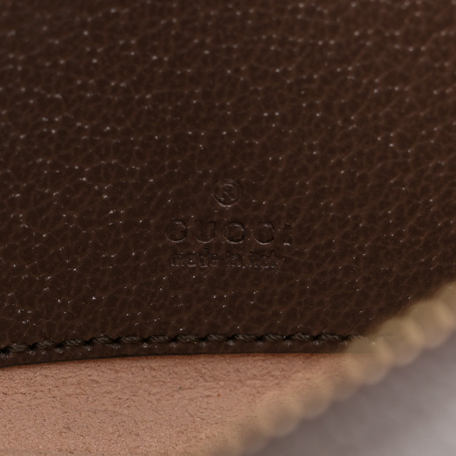 Gucci Monogram Jumbo GG Textured Dollar Calfskin Web Mini Ophidia Half Moon Hobo Camel Ebony New Acero 6 of 12
