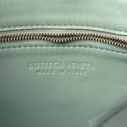 Bottega Veneta Lambskin Maxi Intrecciato Cassette Crossbody Bag New Sauge 6 of 10