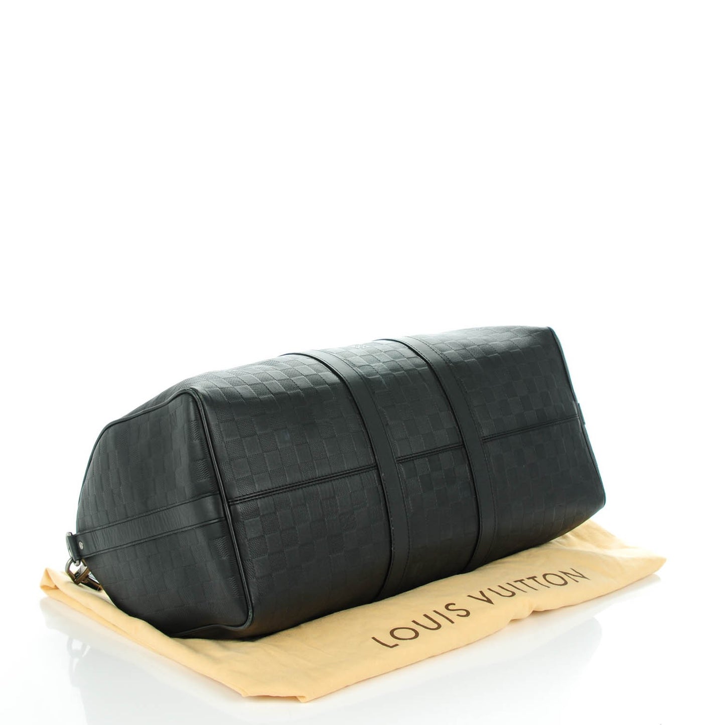 Damier Infini Keepall Bandouliere 45 Onyx
