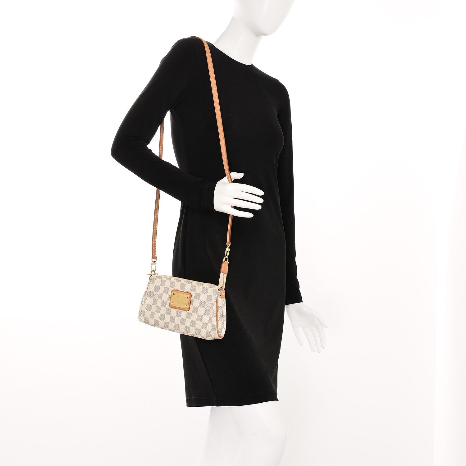 Louis Vuitton Damier Azur Eva Clutch 2 of 7