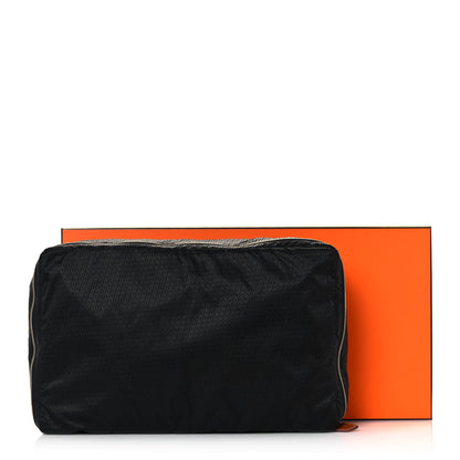 Hermes Technical Silk H en Bias Travelsilk Cube MM Black Fauve 13 of 13
