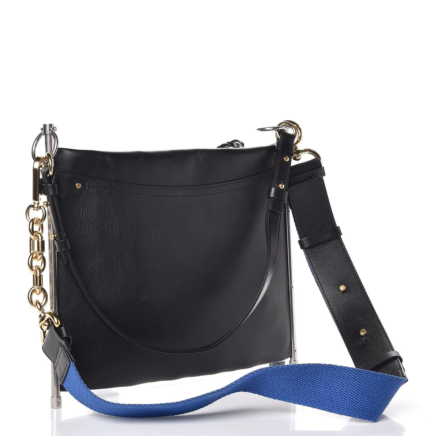 Chloe Smooth Calfskin Quilted Medium Roy Bag Black 3 of 8
