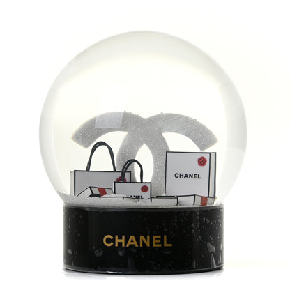 Chanel Glass CC Shopping Bag Snow Globe 3 of 6