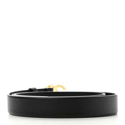 Chanel Calfskin Paris Button CC Belt 90 36 Black 2 of 8