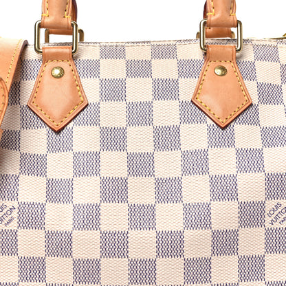 Louis Vuitton Damier Azur Speedy Bandouliere 25 7 of 9