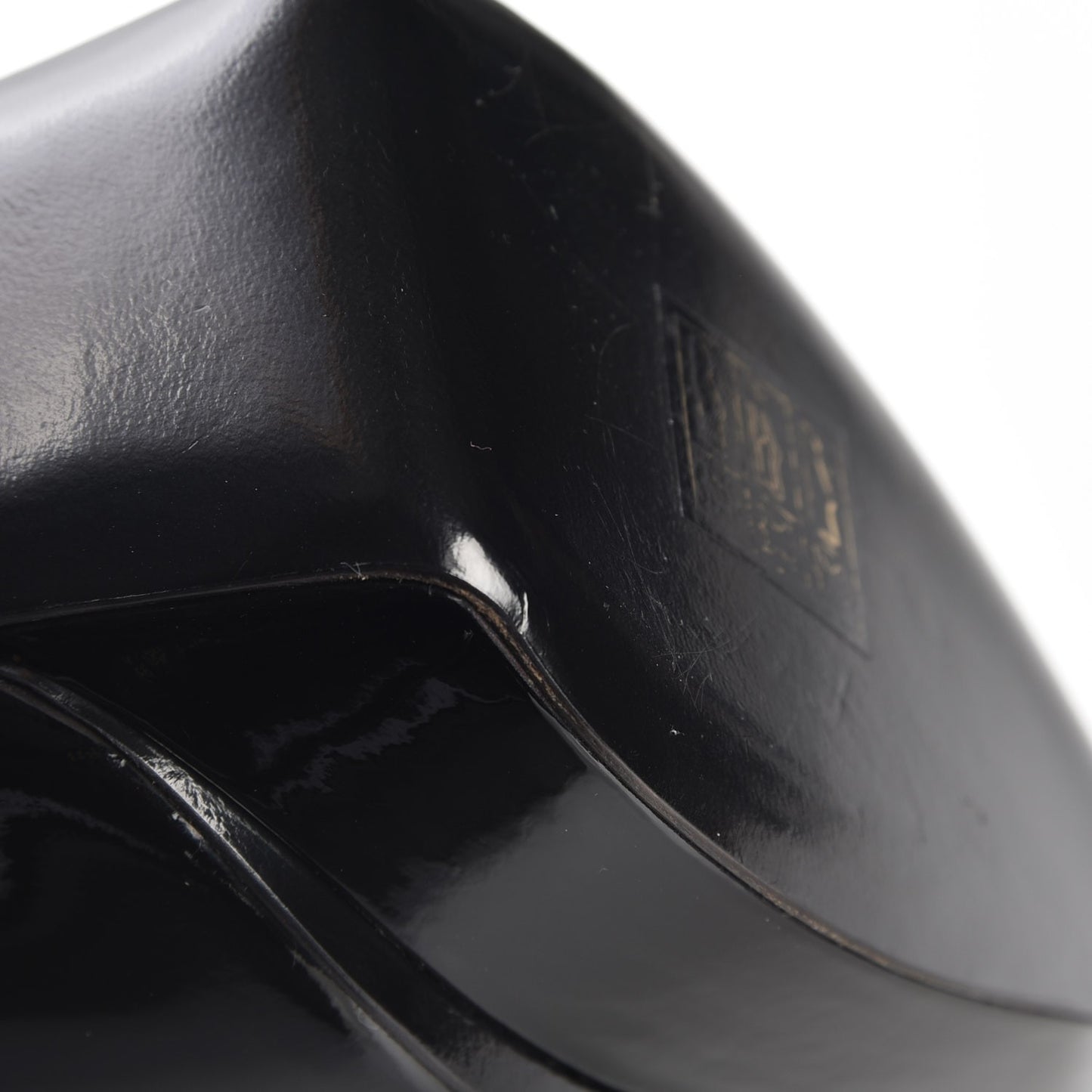 Patent Calfskin Janis 105 Pumps 37.5 Nero Black