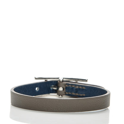 Hermes Swift Behapi Simple Tour Bracelet S Etain Bleu Agate 3 of 5