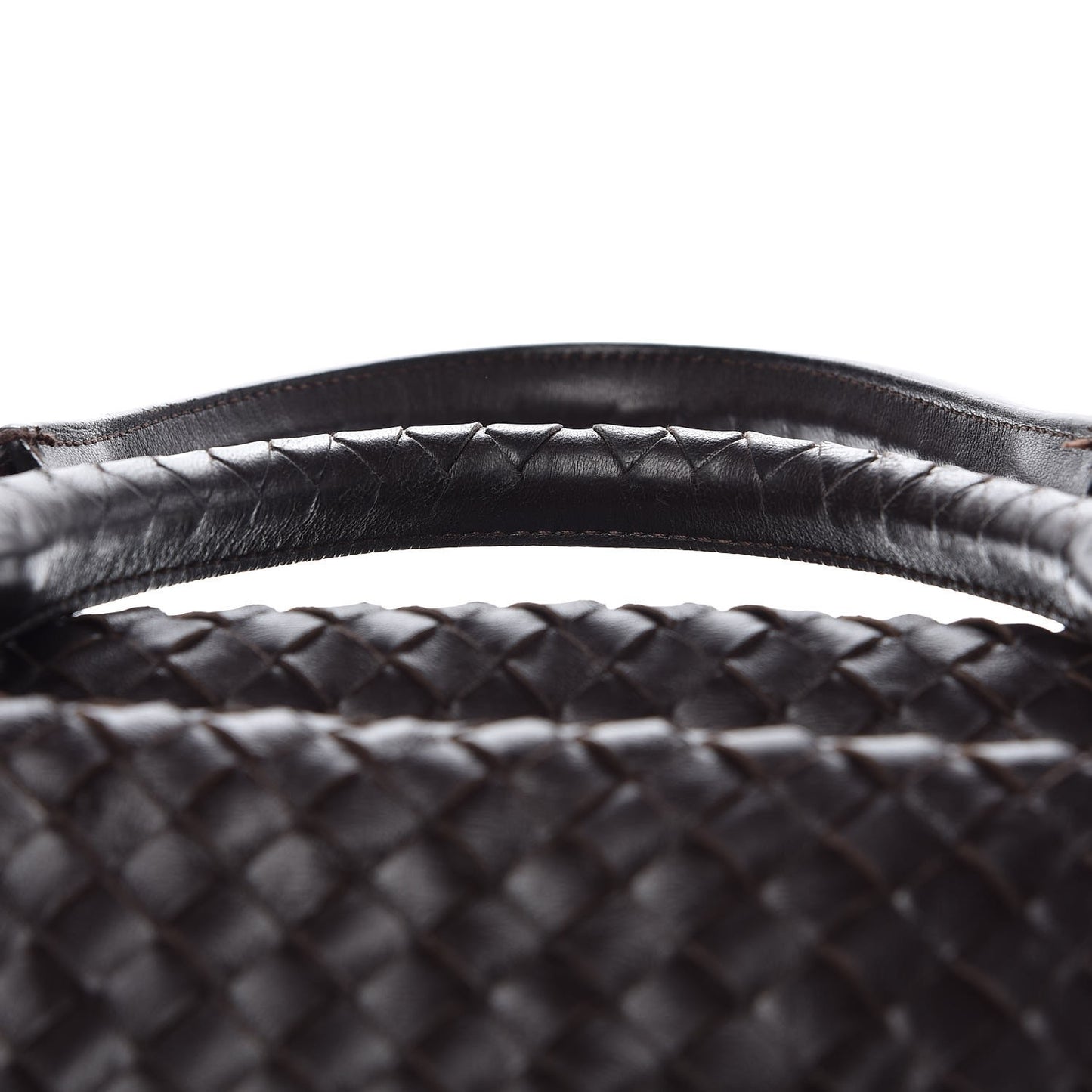 Nappa Intrecciato Maxi Convertible Tote Ebano