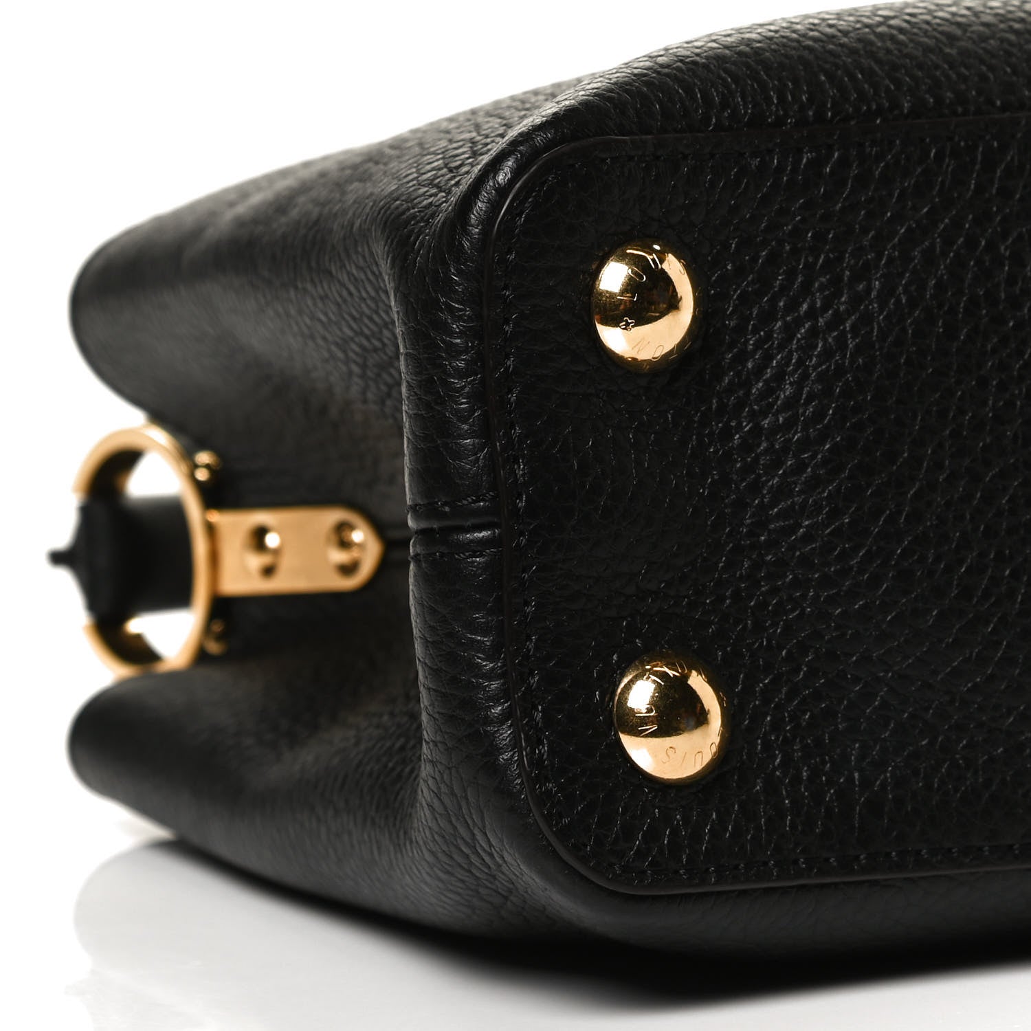 Louis Vuitton Taurillon Capucines BB Black 9 of 11