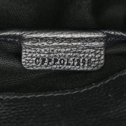 Burberry Derby Calfskin House Check Medium Banner Tote Black 9 of 15