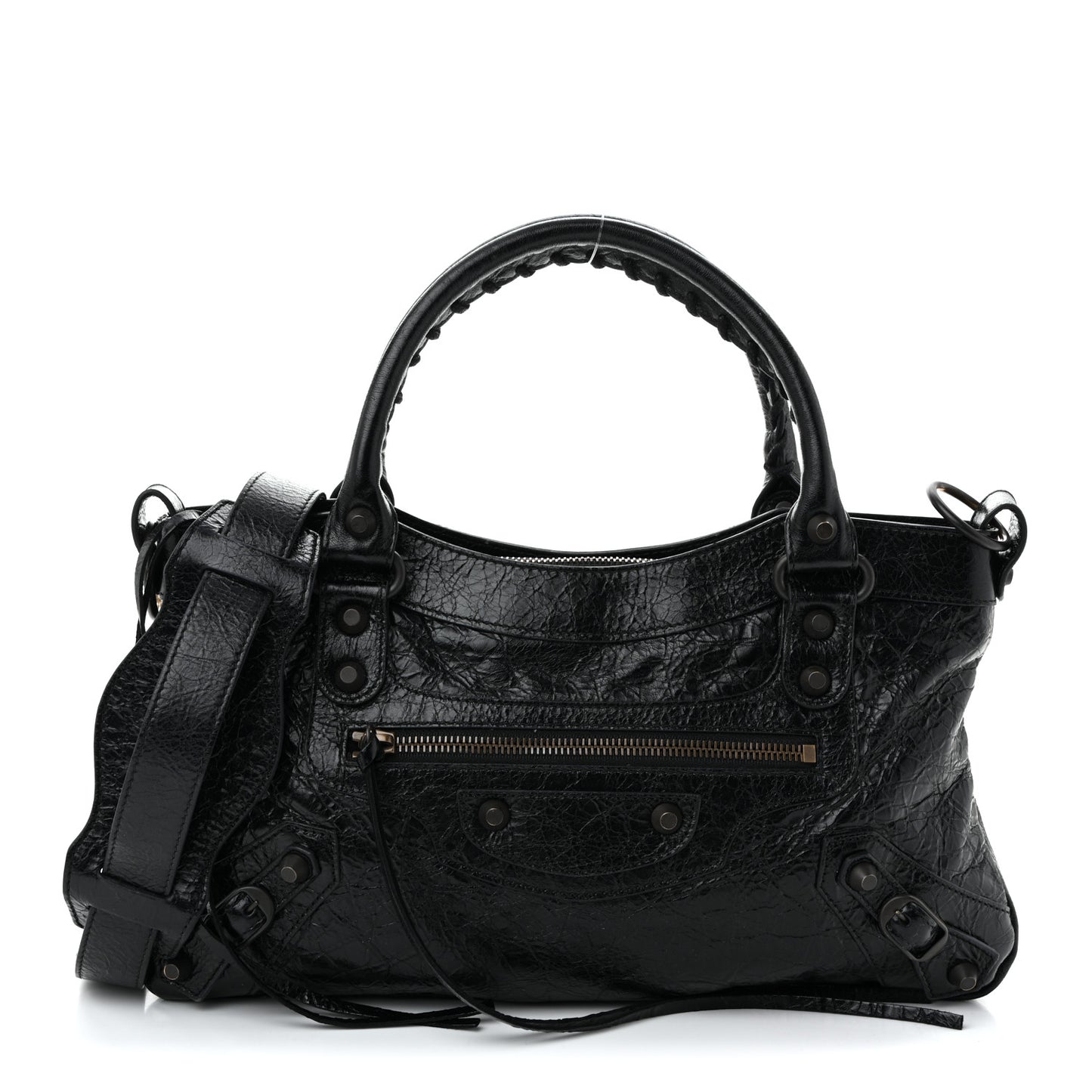 Agneau Arena Classic Hardware Le City First Bag Black