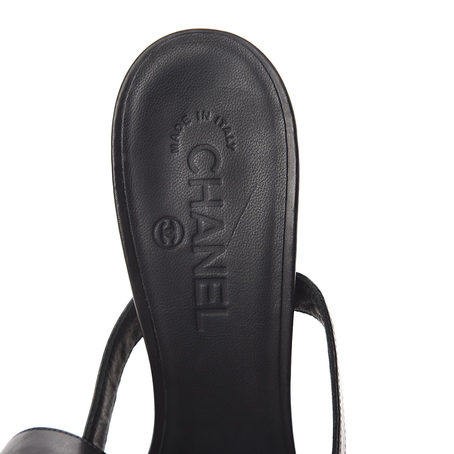 Chanel Calfskin Studded Platform Pumps 40 Black 6 of 10