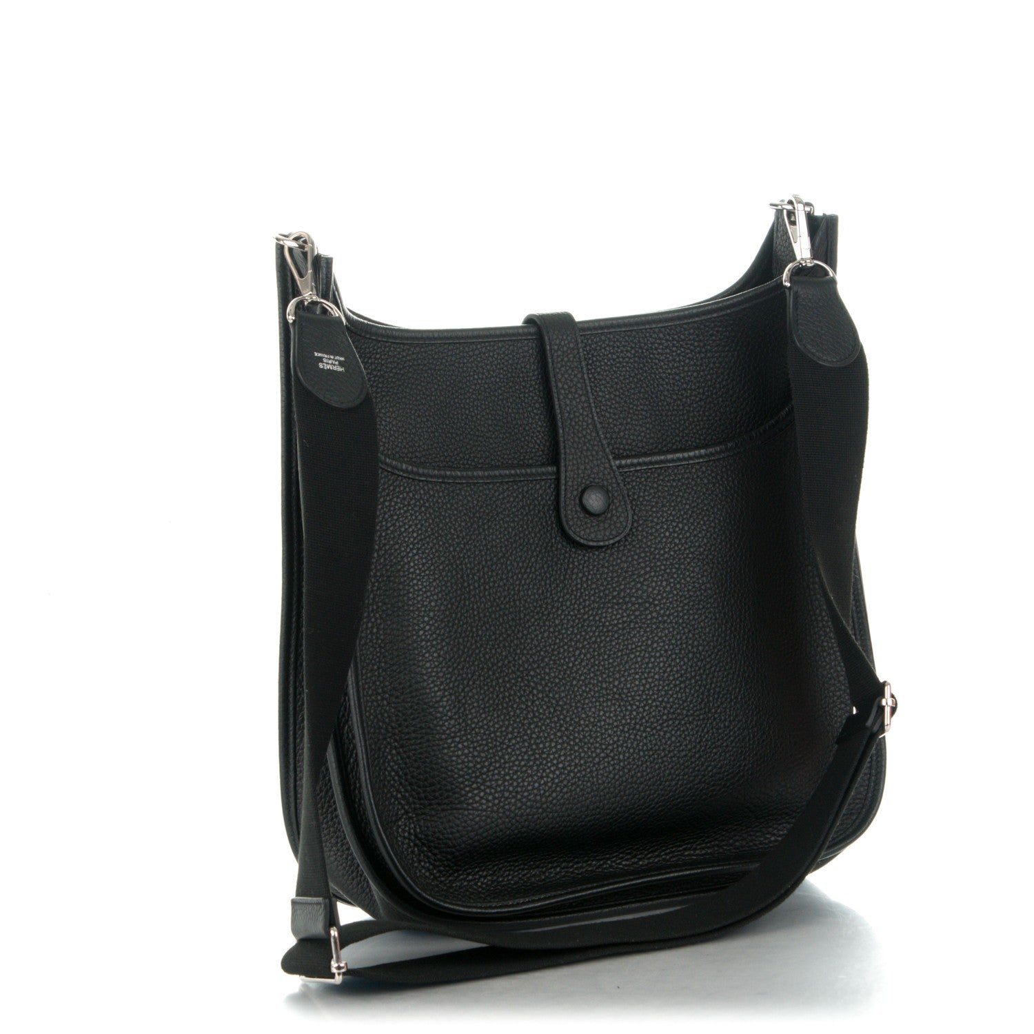 Hermes Taurillon Clemence Evelyne III GM Black 4 of 8