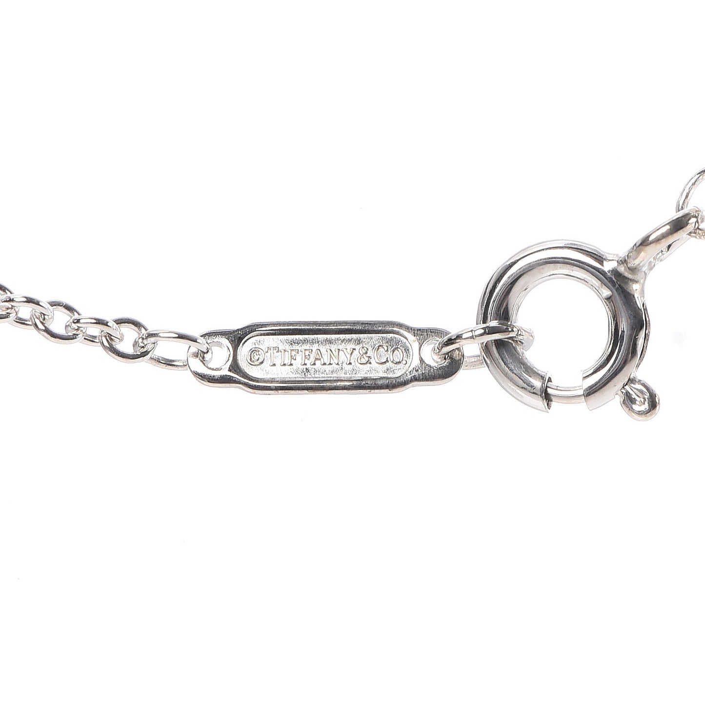 Sterling Silver T Two Single Chain Bracelet