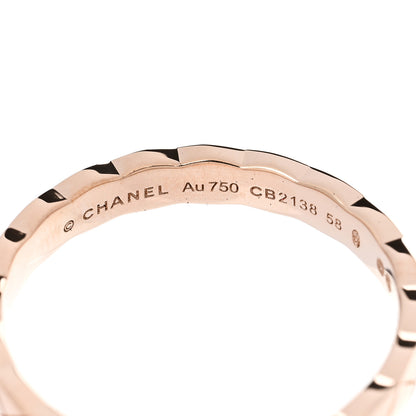 Chanel 18K Beige Gold Mini Coco Crush Ring 58 8.25 4 of 7
