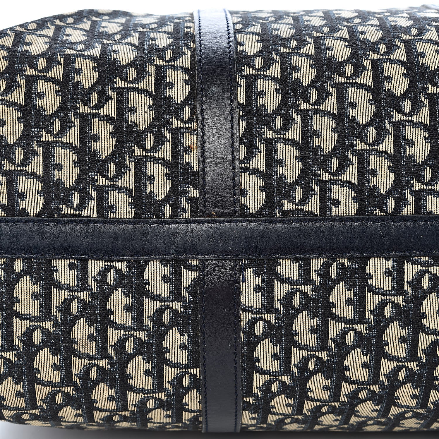 Christian Dior Monogram Duffle Navy Blue 15 of 17