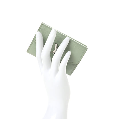 Louis Vuitton Calfskin Lockmini Wallet Jade 2 of 6