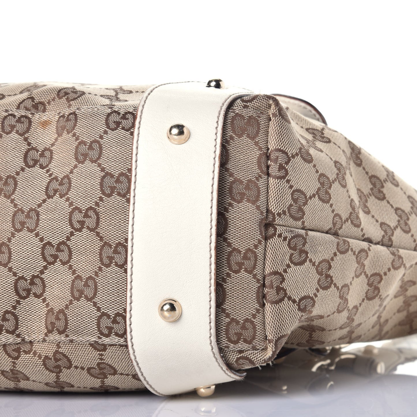 Monogram Medium Pelham Shoulder Bag Off White