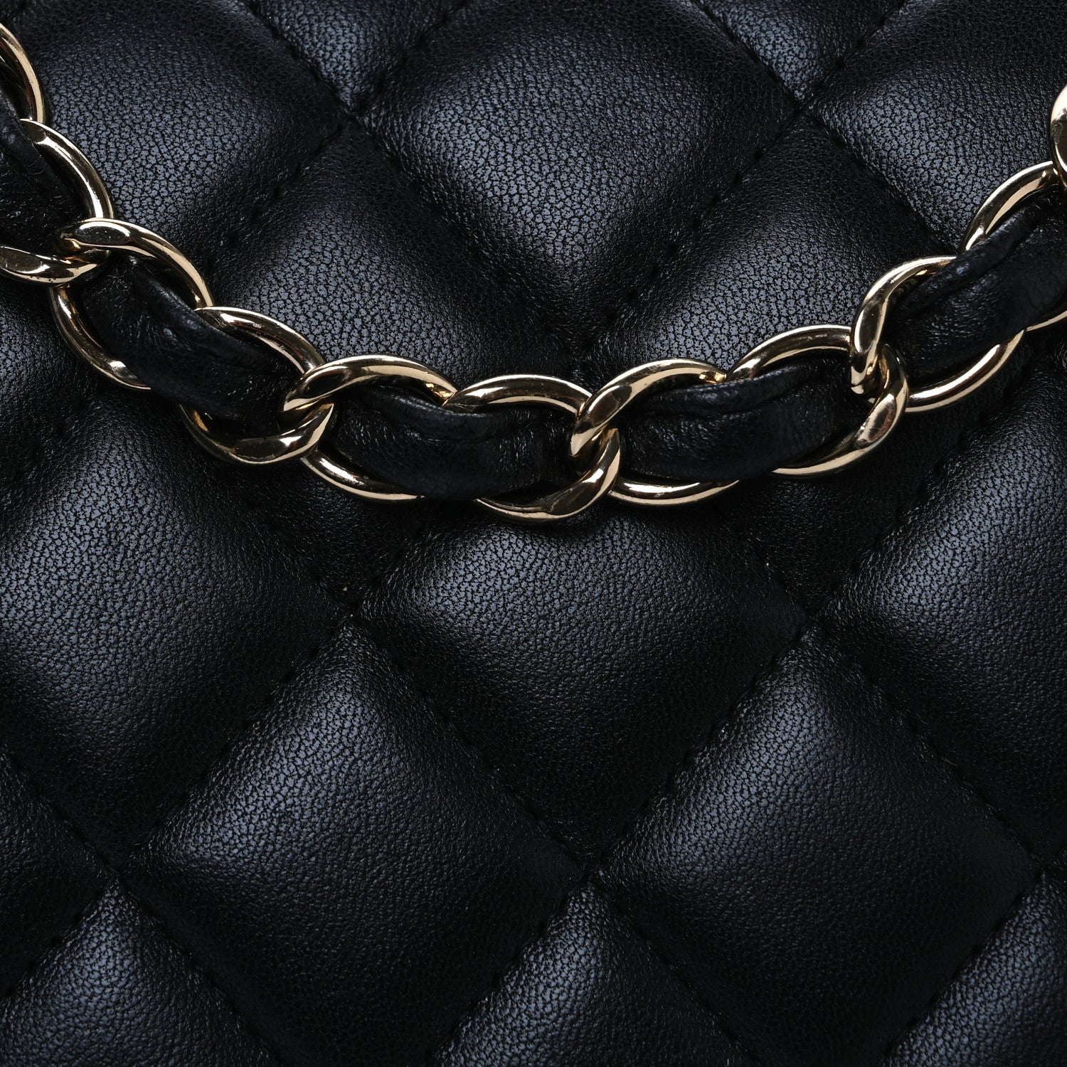 Chanel Lambskin Quilted Jumbo Single Flap Black 5 of 11