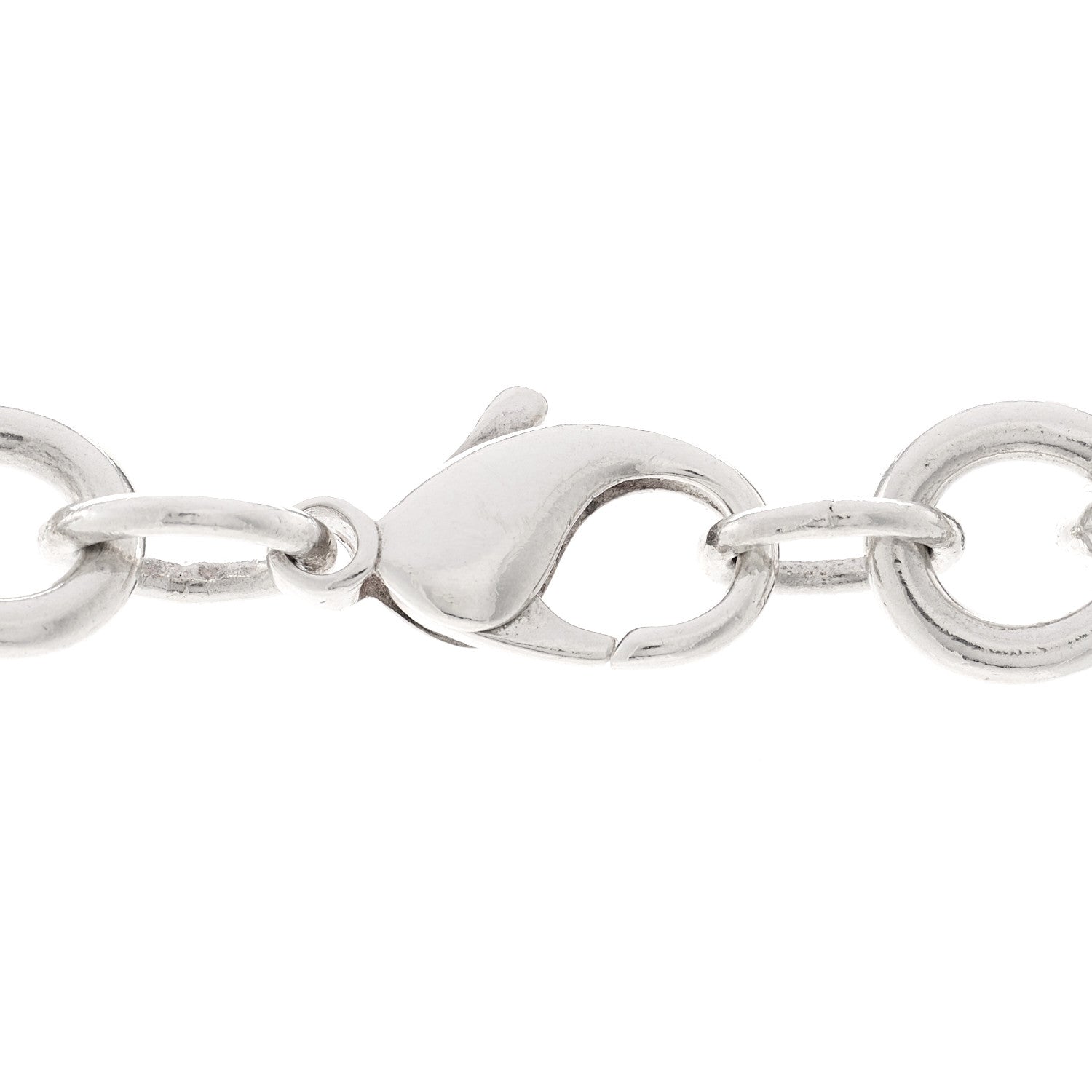 Tiffany Sterling Silver Heart Tag Pendant Necklace 5 of 5