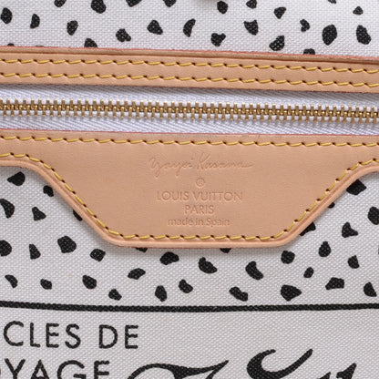 Louis Vuitton Monogram Kusama Waves Neverfull MM White 6 of 7