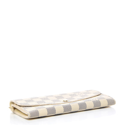 Louis Vuitton Damier Azur Emilie Wallet 4 of 12