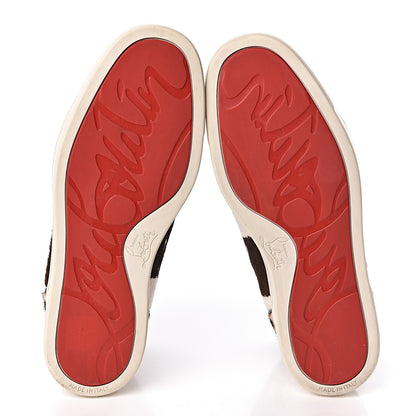 Christian Louboutin Calf Hair Animal Print Rantus Orlato Flat Sneakers 39.5 Multicolor 11 of 11