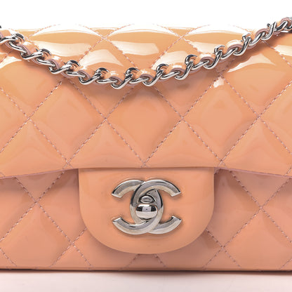 Chanel Patent Calfskin Quilted Extra Mini Flap Pink 12 of 13