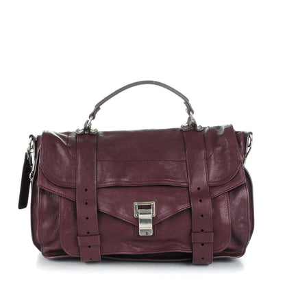 Proenza Schouler Lambskin Medium PS1 Satchel Oxblood 1 of 7
