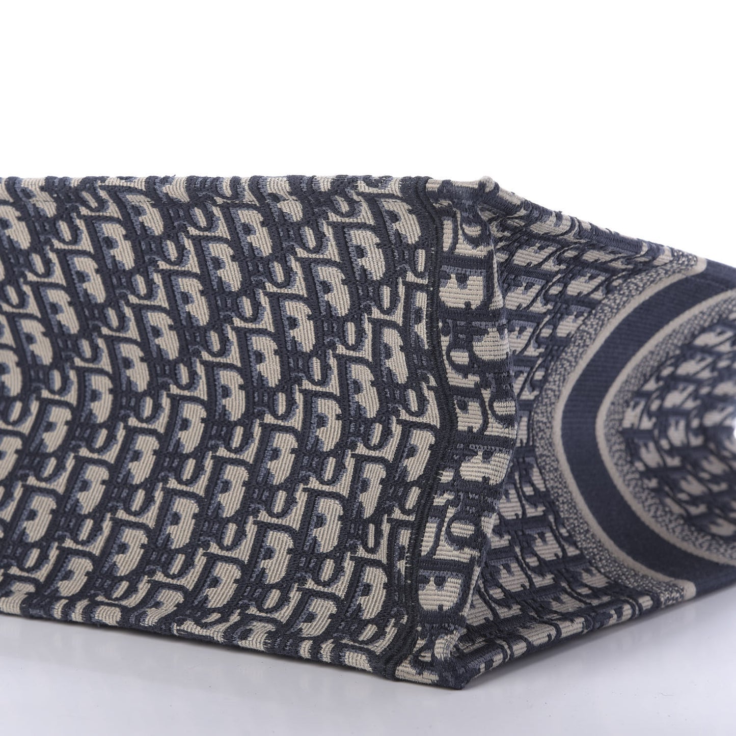 Oblique Book Tote Blue Multicolor