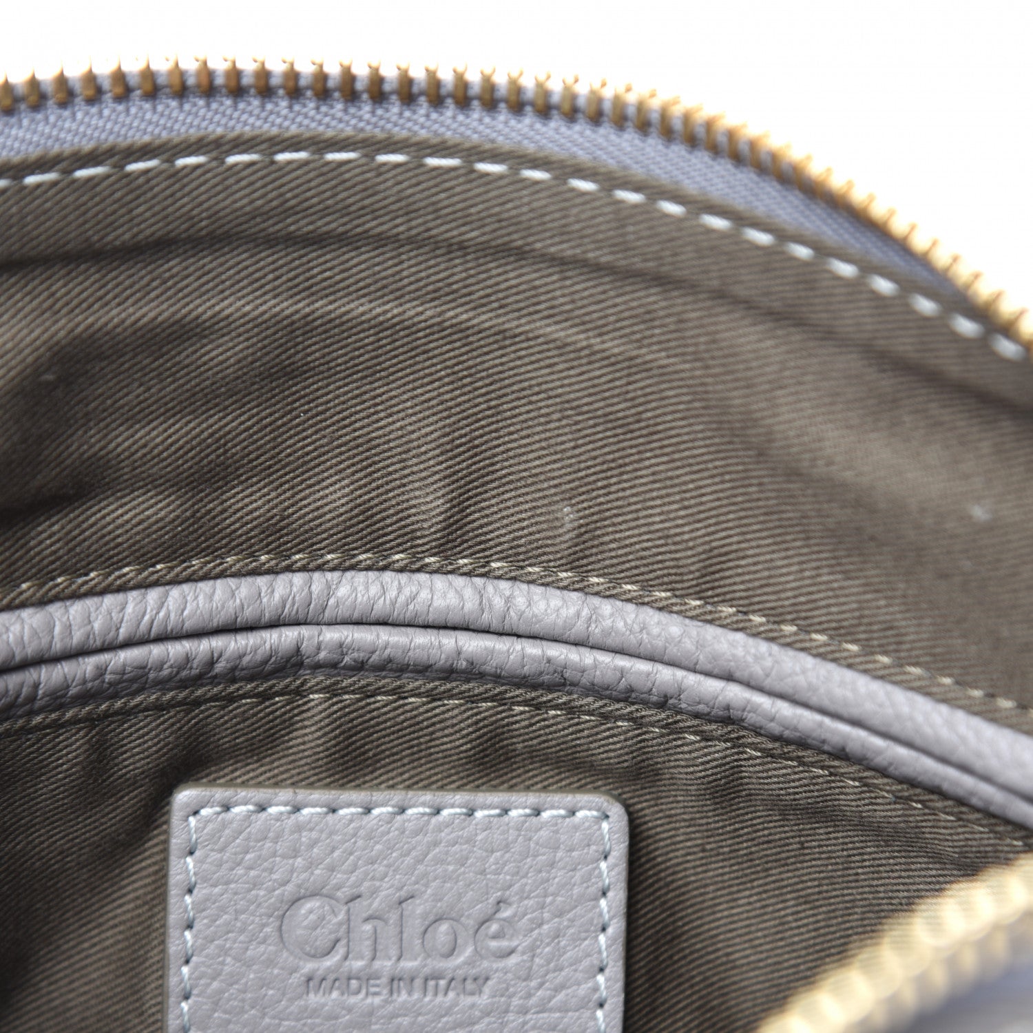 Chloe Calfskin Small Marcie Satchel Cashmere Grey 10 of 11